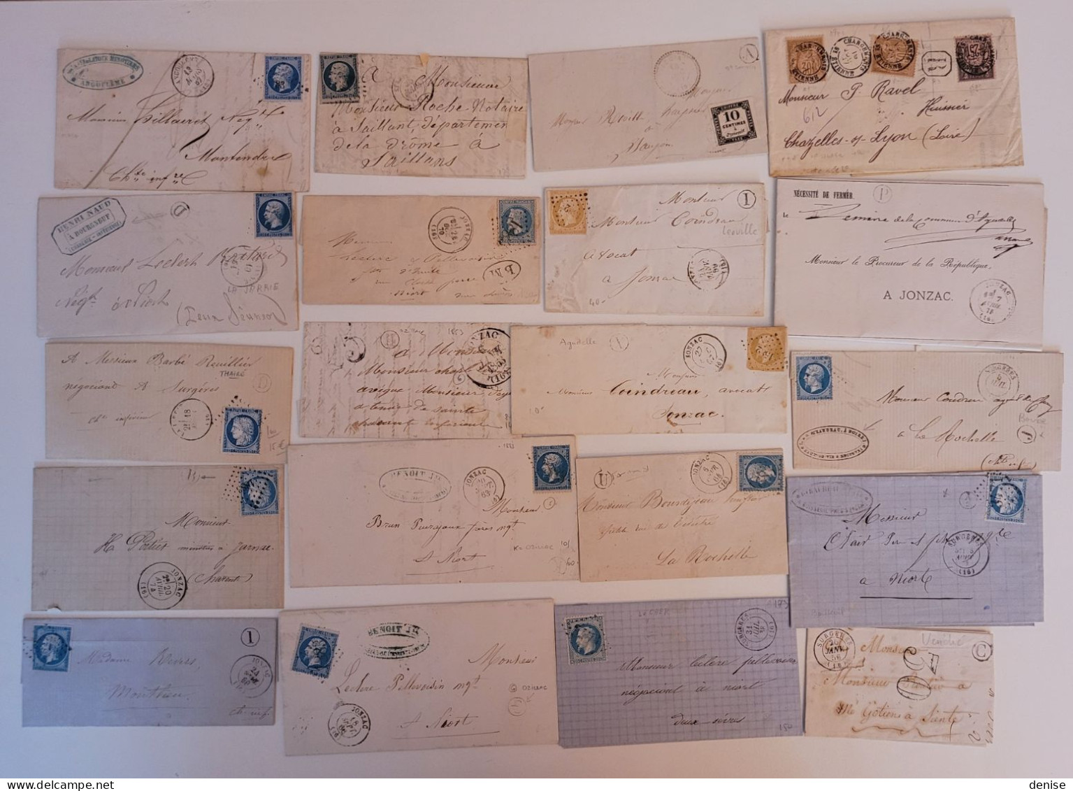 France -Lot De 40 Lettres  Classiques   - DEPART PROMO 10 EUROS - 1849-1876: Classic Period