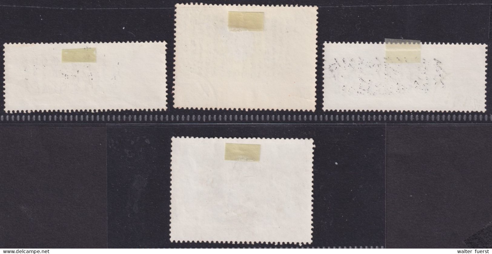 CHINA 1967, "Mao's Poems (W7)", 4 Stamps Cancelled, Neatly Hinged - Used Stamps