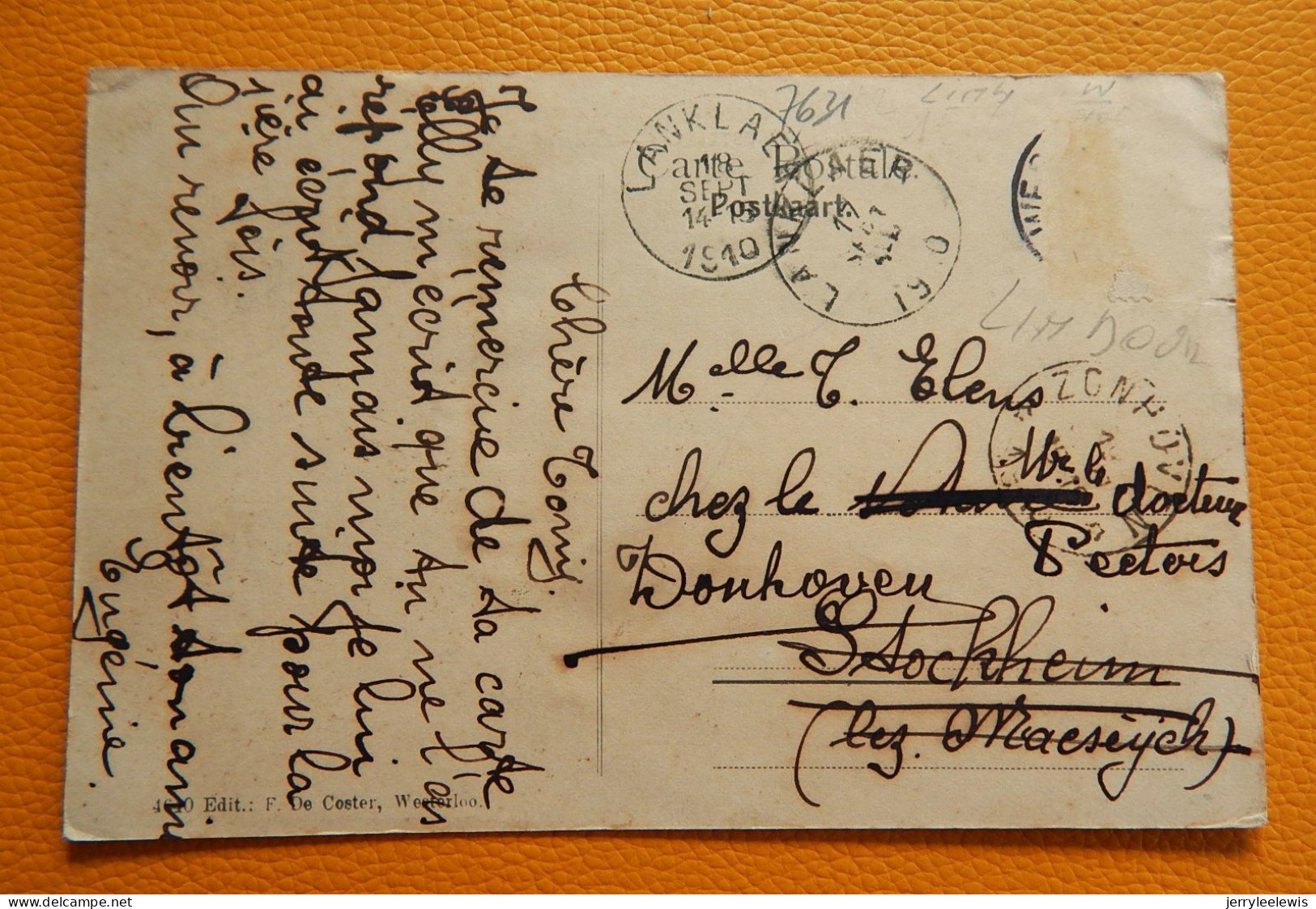 WESTERLO  -  WESTERLOO  -   Rond  -  1910 - Westerlo