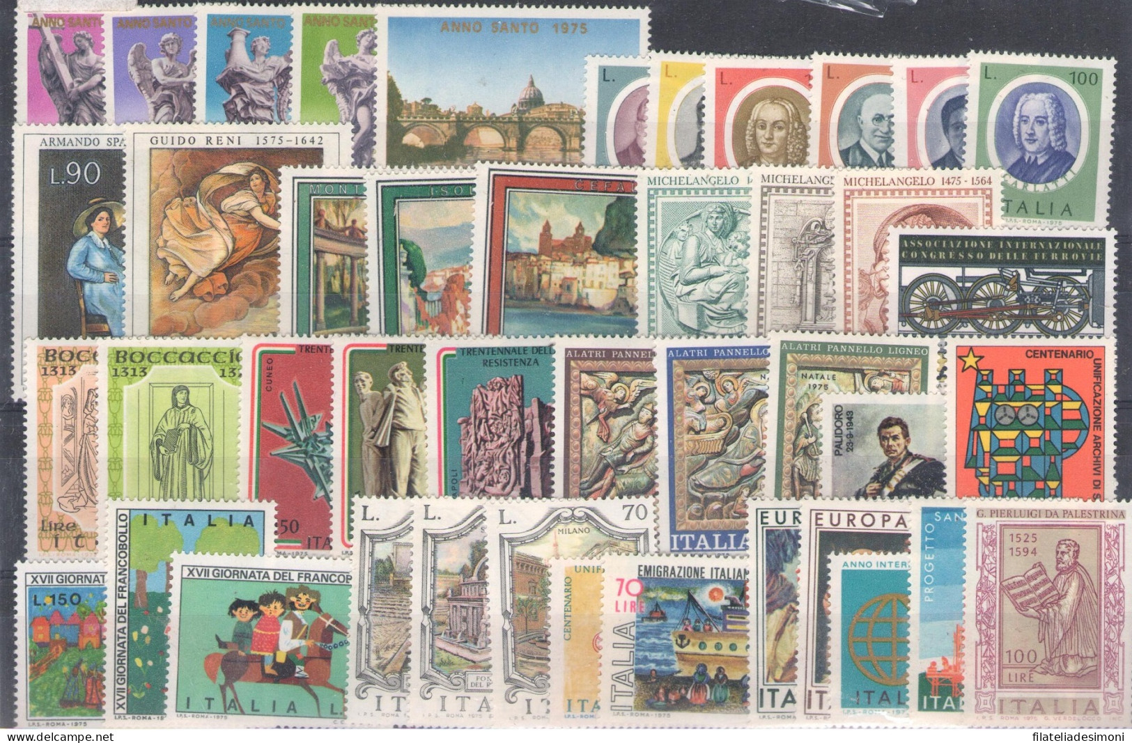 1970-1979 Italia, Annate Complete 378 valori, francobolli nuovi, MNH**