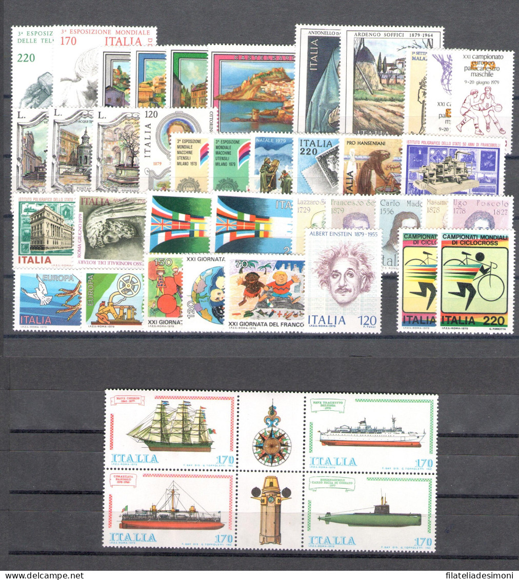 1970-1979 Italia, Annate Complete 378 valori, francobolli nuovi, MNH**