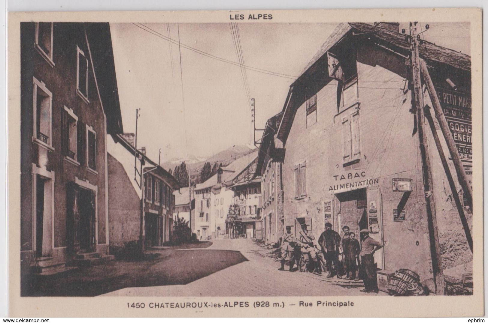 Châteauroux-les-Alpes Rue Principale Tabac Alimentation - Other & Unclassified