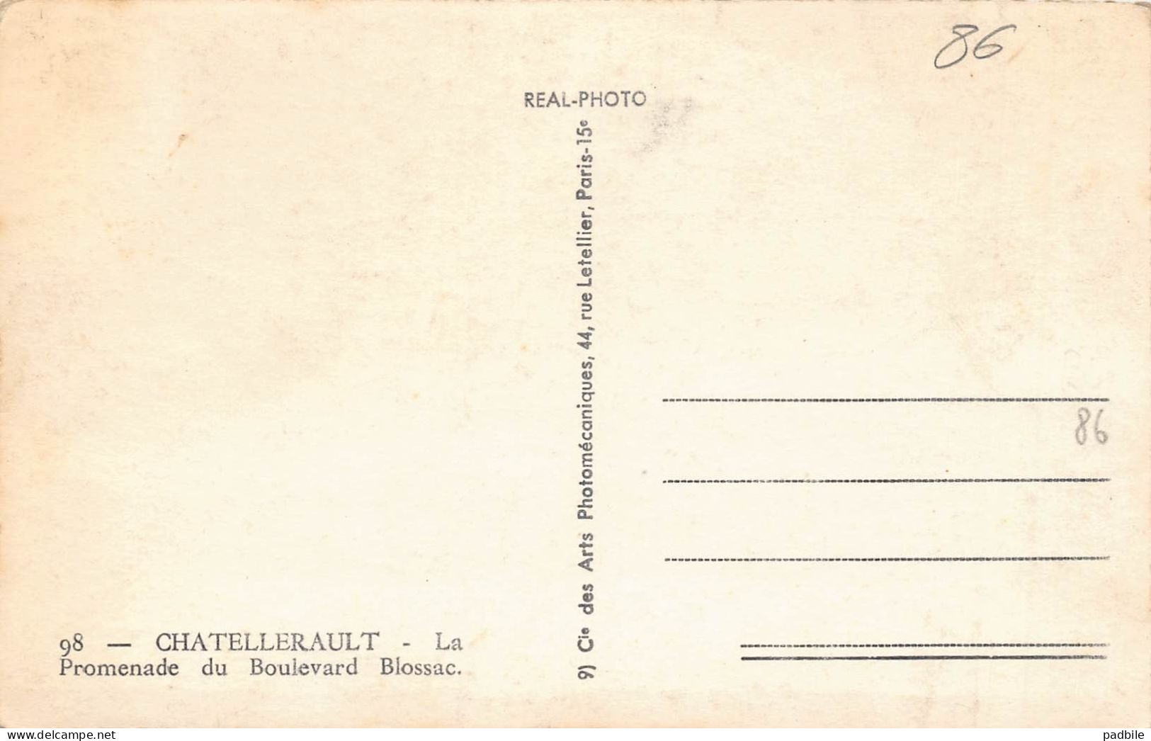 Carte Postale [86] Chatellerault    Très Beau Plan - Chatellerault