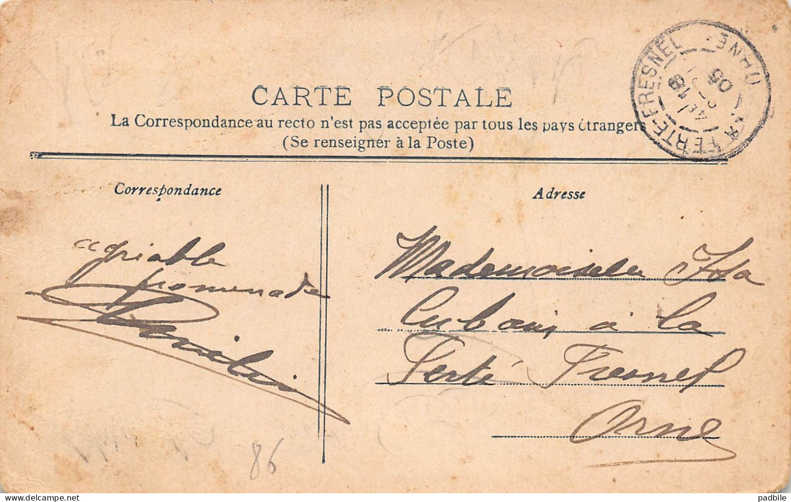 Carte Postale 86. Lencloitre  Très Beau Plan - Lencloitre