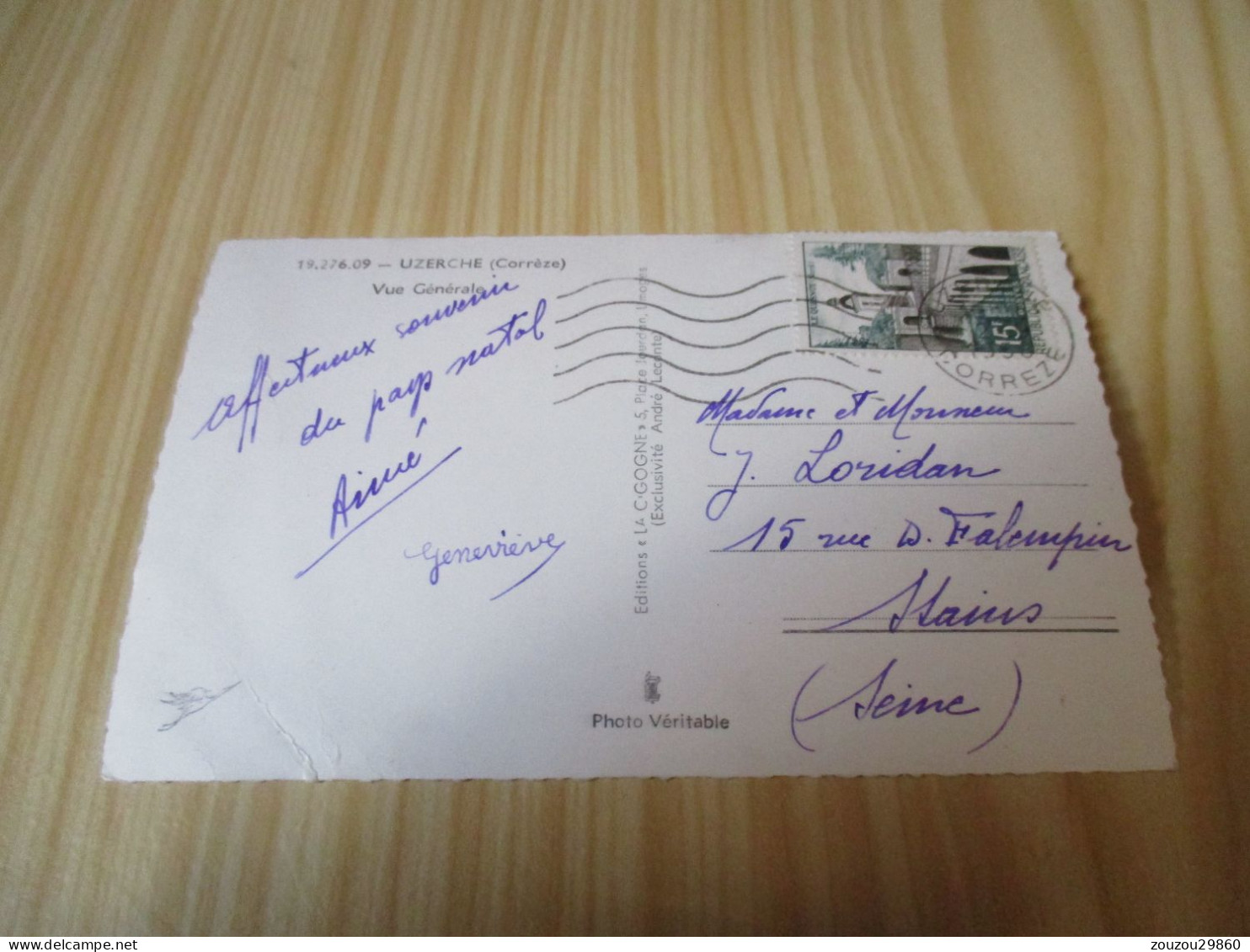 CPSM Uzerche (19).Vue Générale. - Uzerche