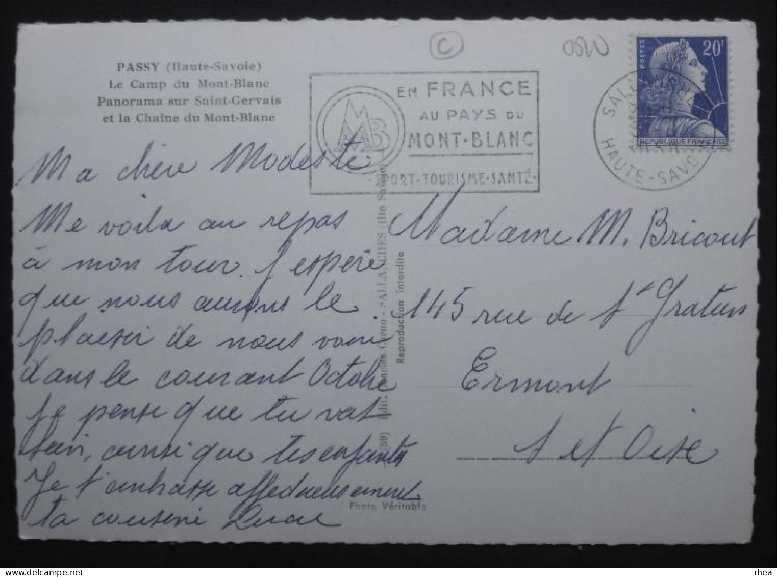 74 Passy Tente - Passy