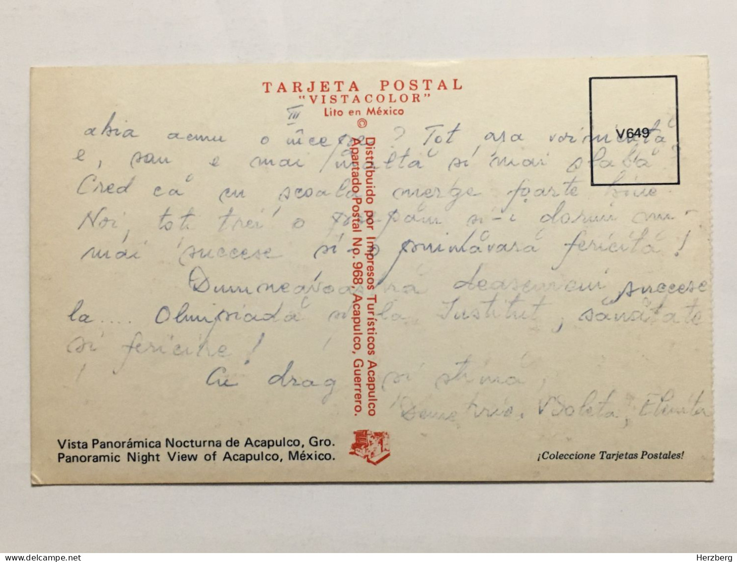 Mexico Acapulco Night View Panorama - Mexiko