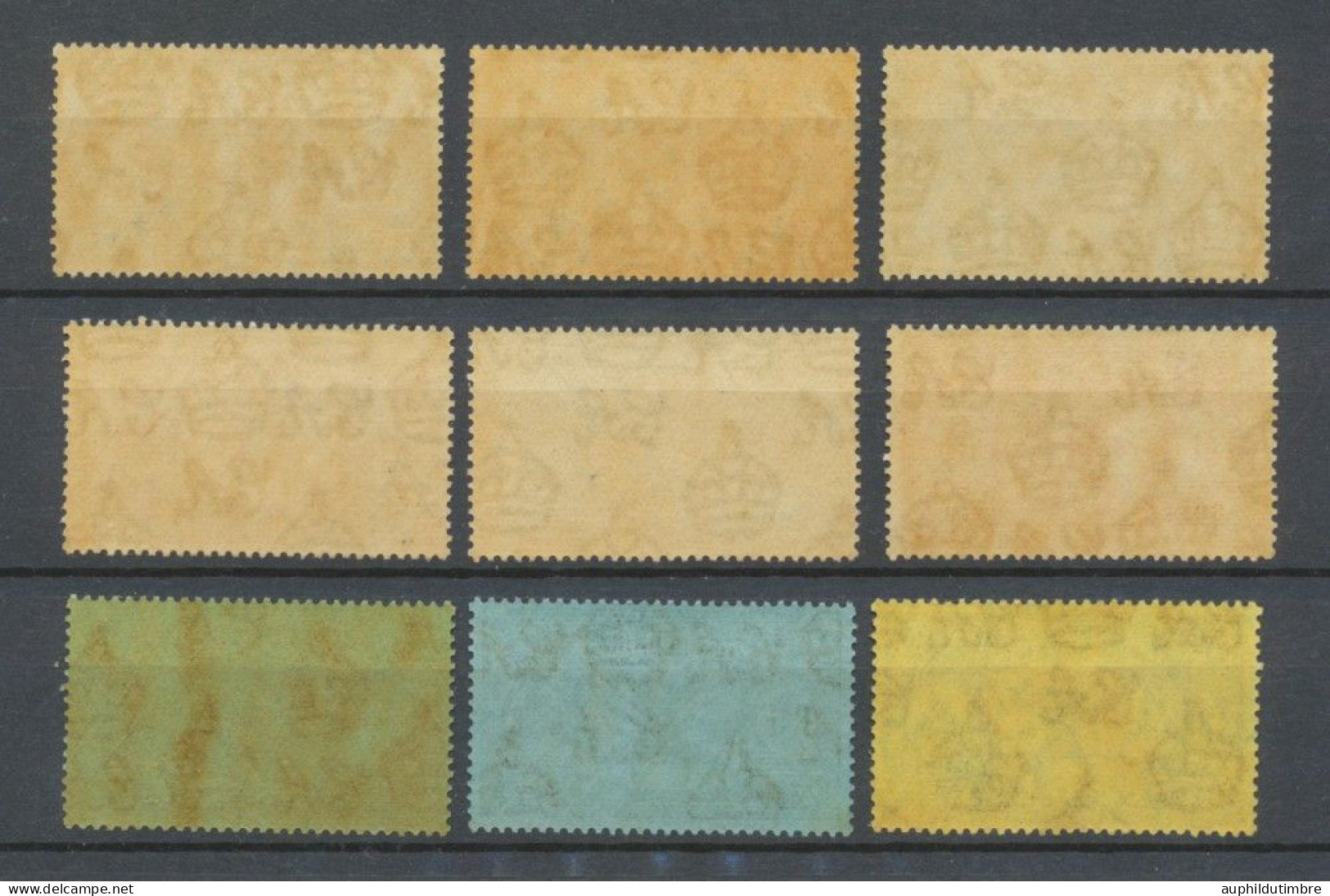 1925 Colonie Française Nouvelles Hébrides N°91 à 99. Neuf *. TB E4050 - Verzamelingen & Reeksen