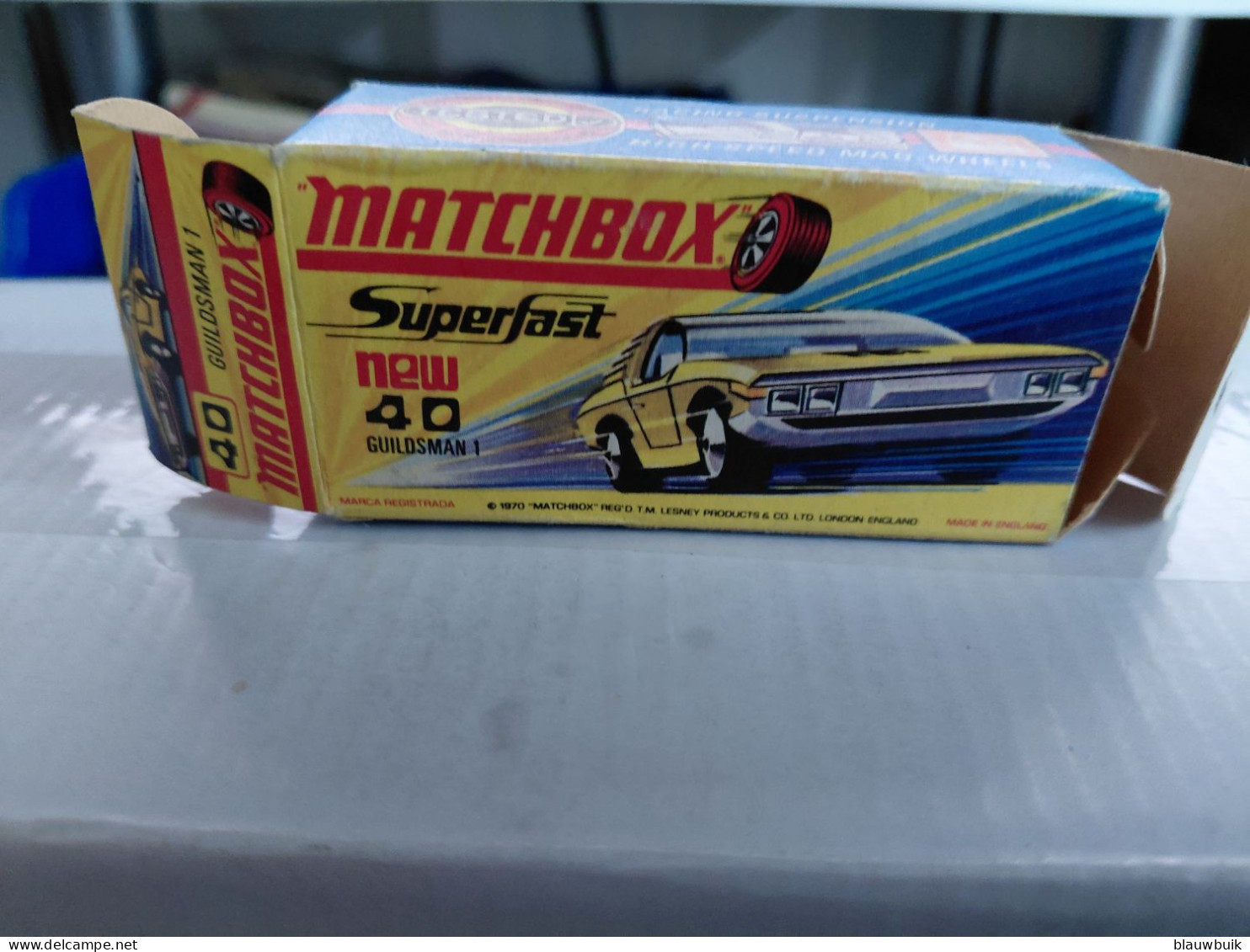 Matchbox 40d Guildsman type "H" doos Nmint