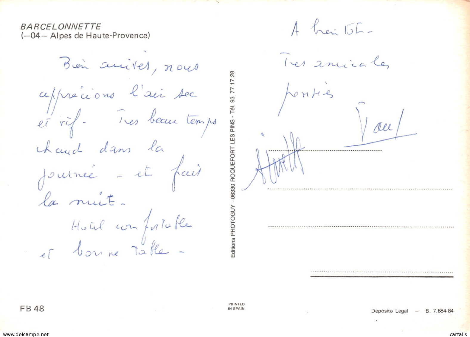 04-BARCELONNETTE-N°3794-B/0169 - Barcelonnette