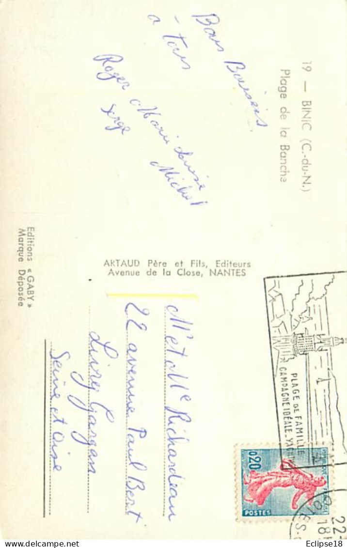 Binic - Plage De La Banche     Q 723 - Binic