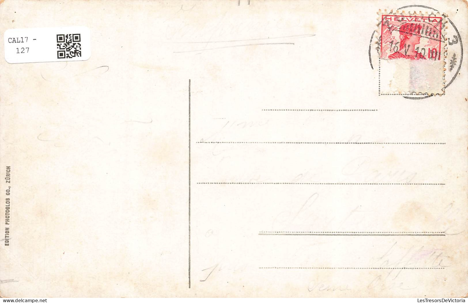 SUISSE - Zürich - Neumünster - Kreuzkirche - Vue Générale - Colorisé - Ed Photoglob - Carte Postale Ancienne - Zürich