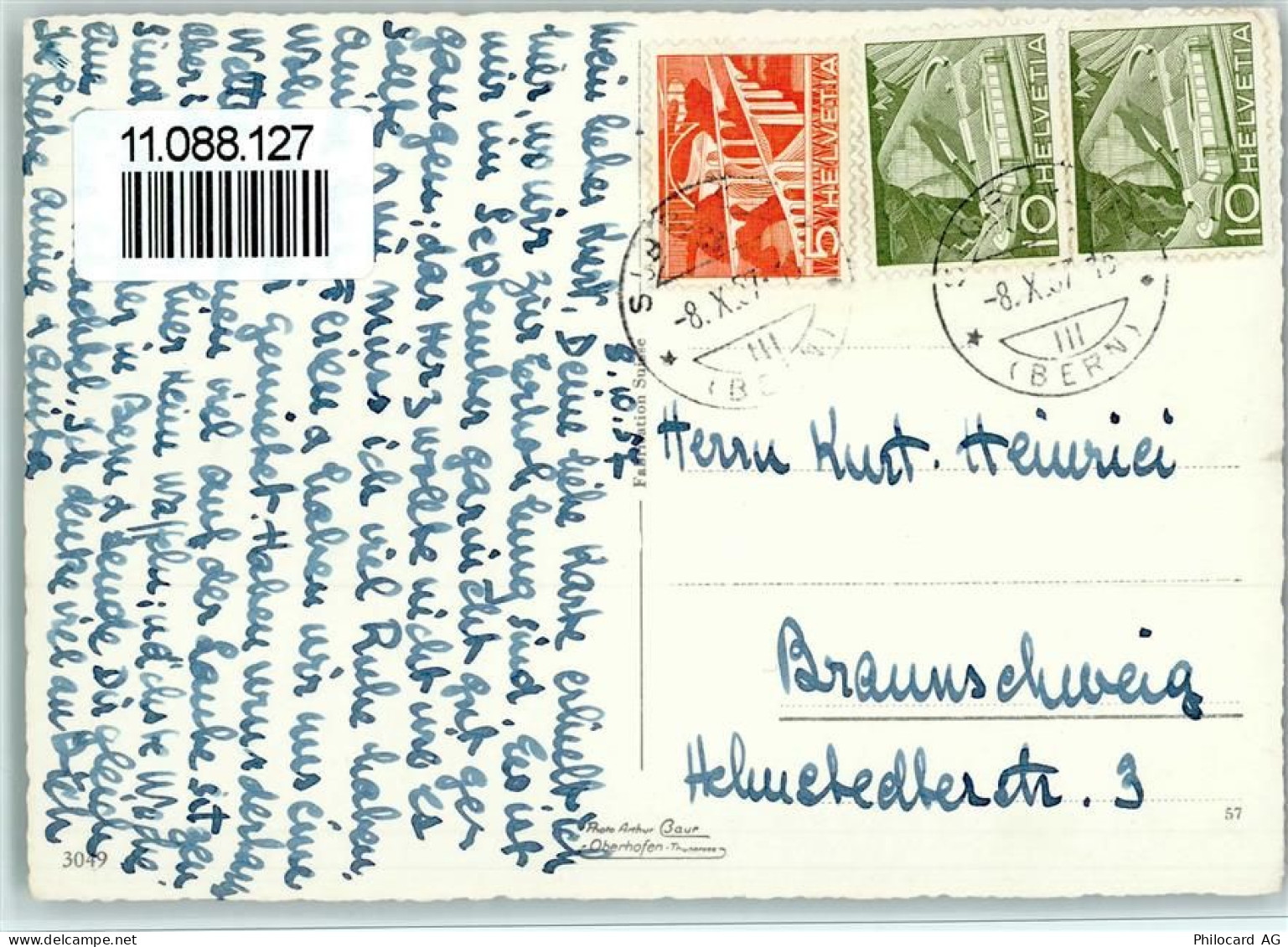 3655 Sigriswil - Thunersee Mit Niesen - 11088127 - Sigriswil