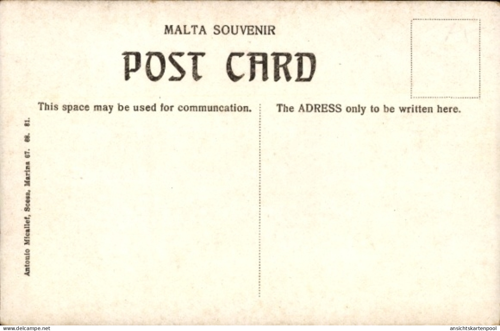 CPA Malta, Carrozzi, Kutsche - Malta