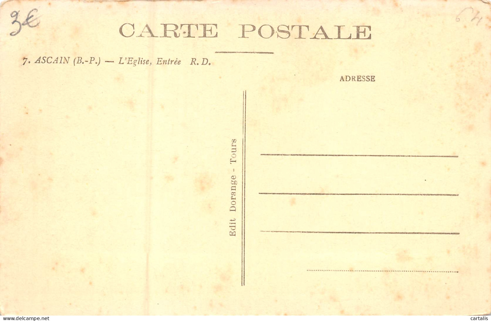 64-ASCAIN-N°645-E/0367 - Ascain