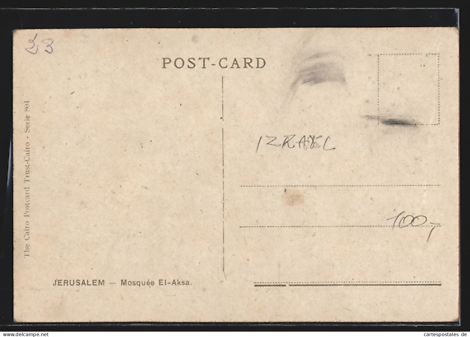AK Jerusalem, El-Aksa-Mosque - Palästina