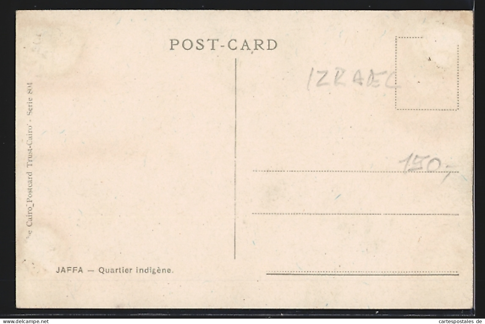 Künstler-AK Jaffa, Native Quartier - Palästina