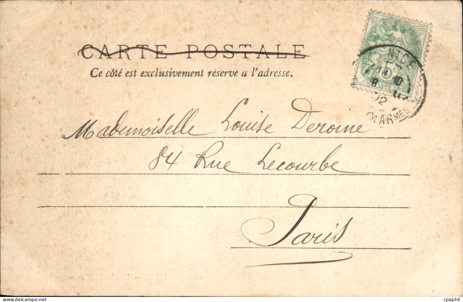 CPA Nice La Fetee Promenade - Monuments, édifices