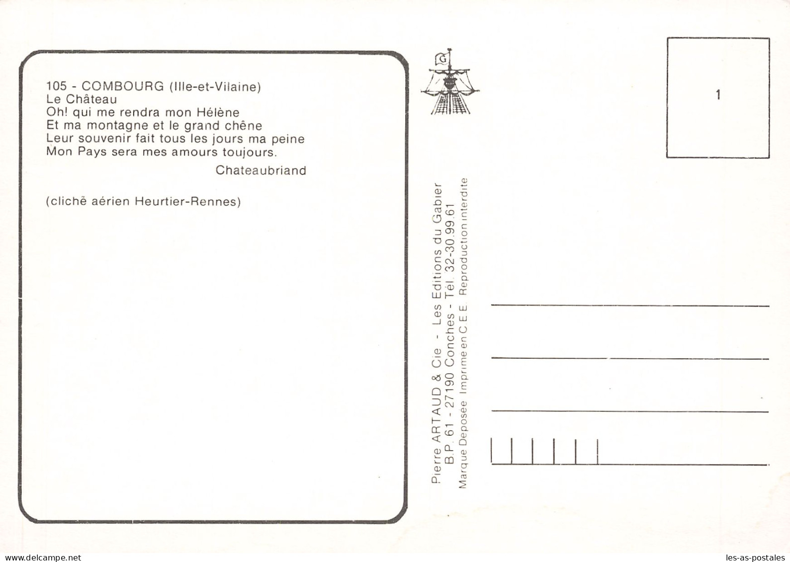 35 COMBOURG LE CHATEAU - Combourg