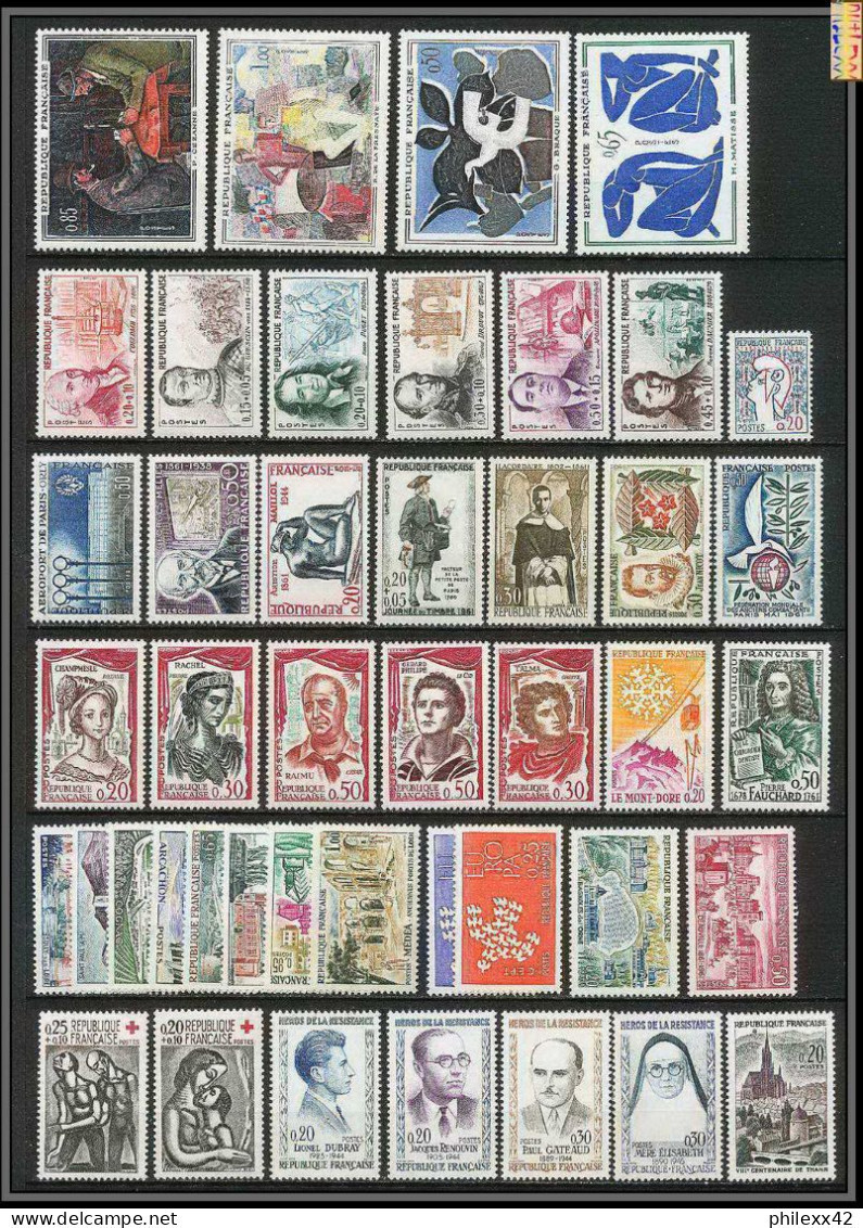Départ 1 EURO - FRANCE COMPLET 1960 / 1969 NEUF ** MNH A SAISIR COTE 388 EUROS VOIR SCANS - ....-1939