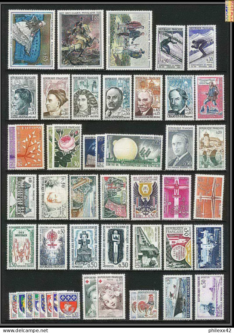 Départ 1 EURO - FRANCE COMPLET 1960 / 1969 NEUF ** MNH A SAISIR COTE 388 EUROS VOIR SCANS - ....-1939
