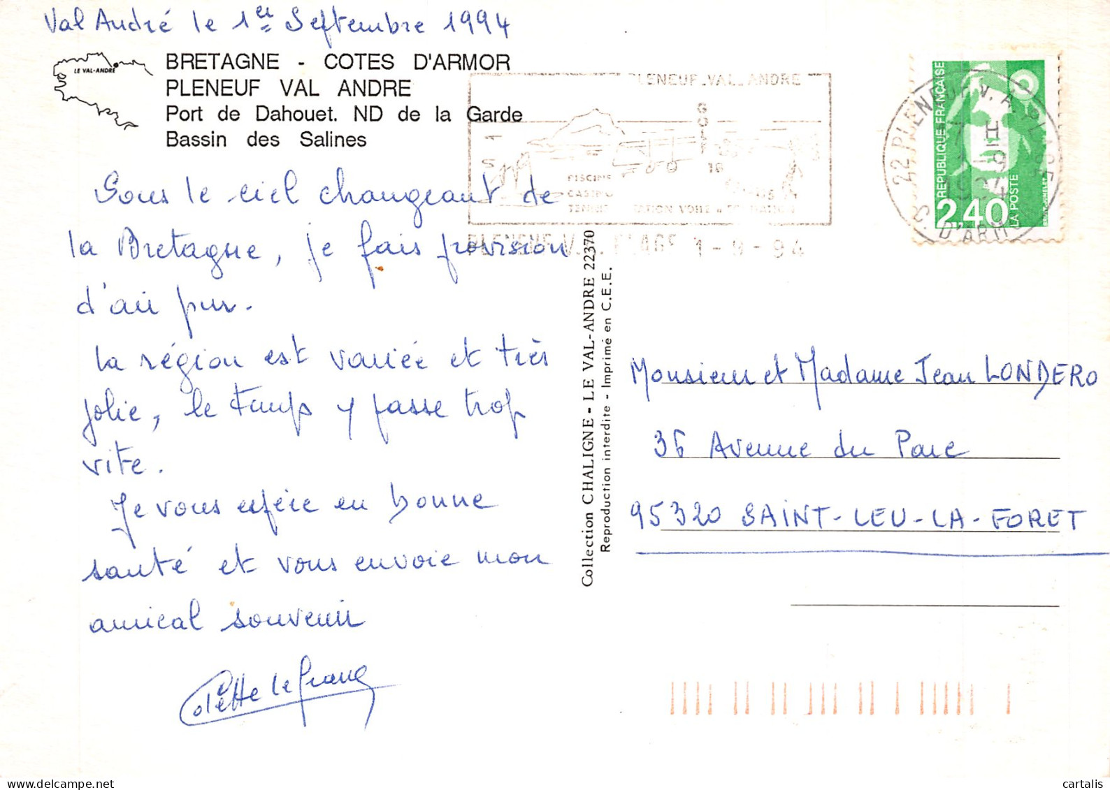 22-PLENEUF VAL ANDRE-N°4205-D/0355 - Pléneuf-Val-André