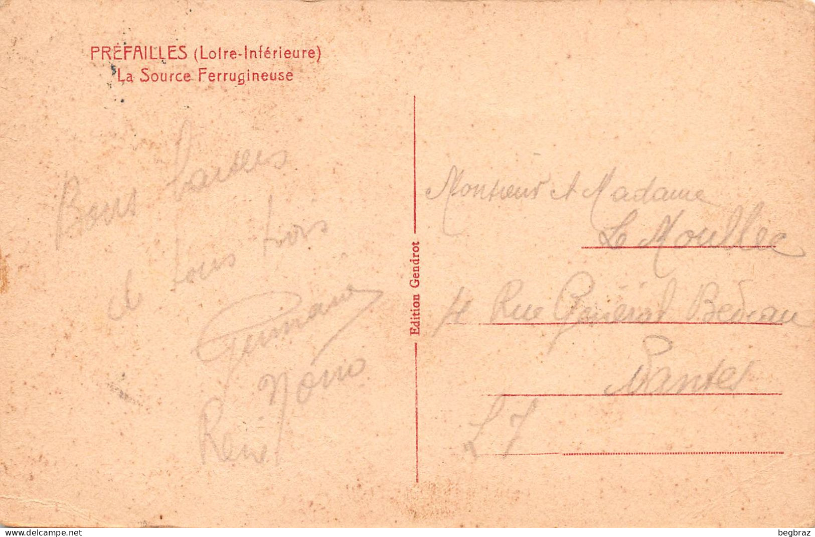 PREFAILLES     SOURCE FERRUGINEUSE - Préfailles