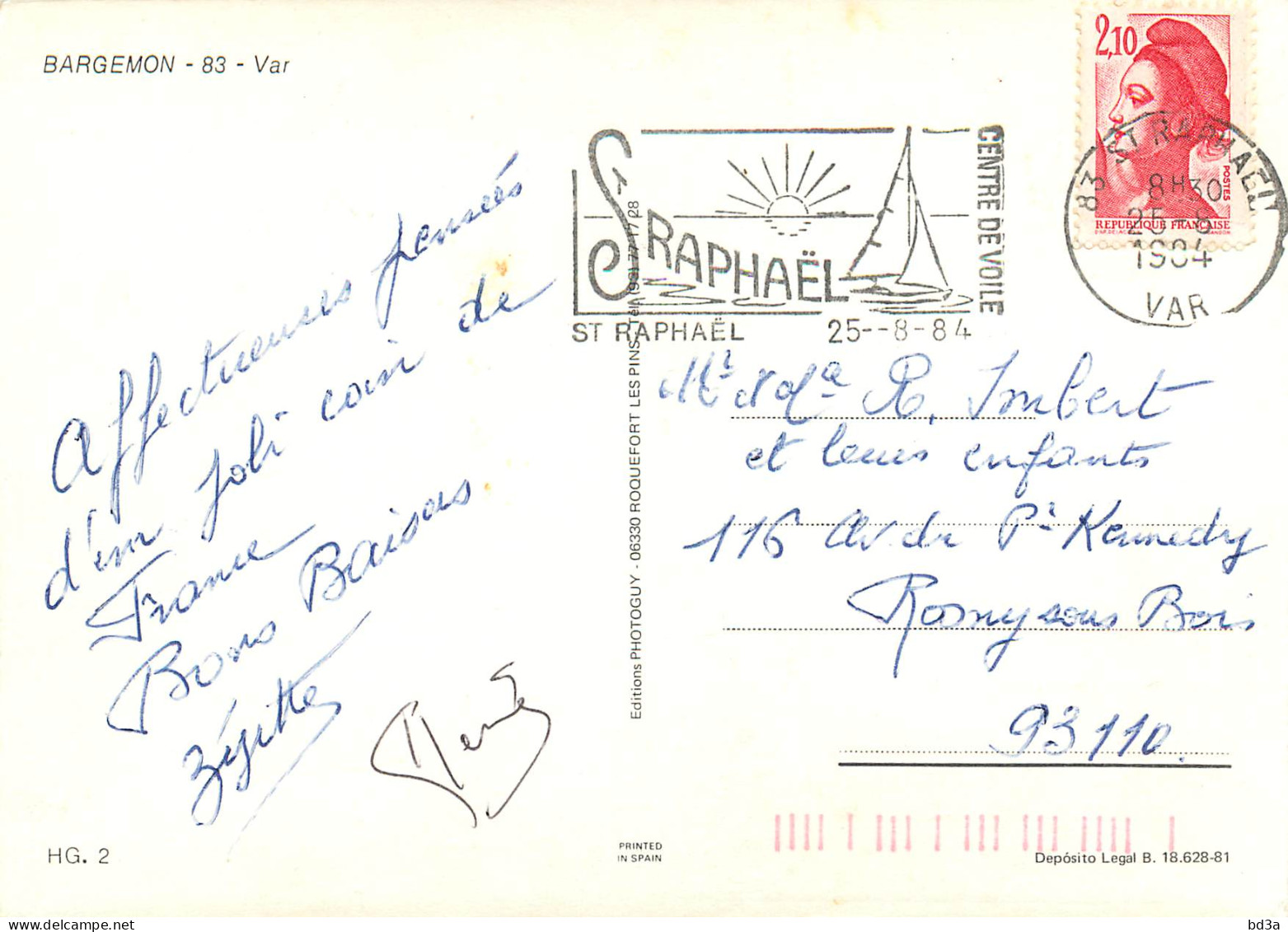 83 BARGEMON FACON PARCHEMIN - Bargemon