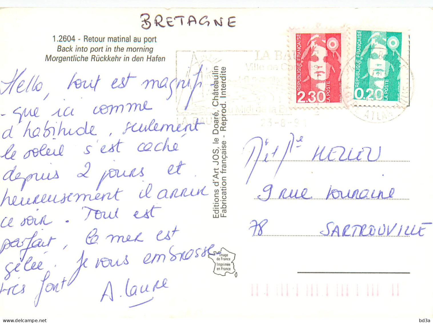 RETOUR DE PECHE - Fischerei