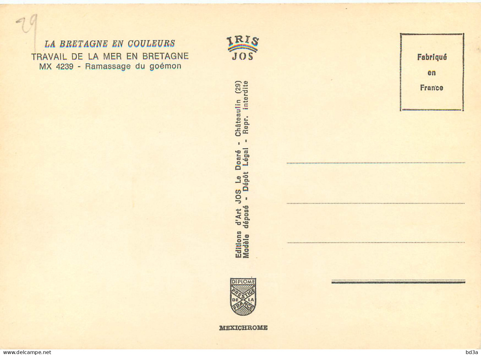 RAMASSAGE DU GOEMON - Fischerei