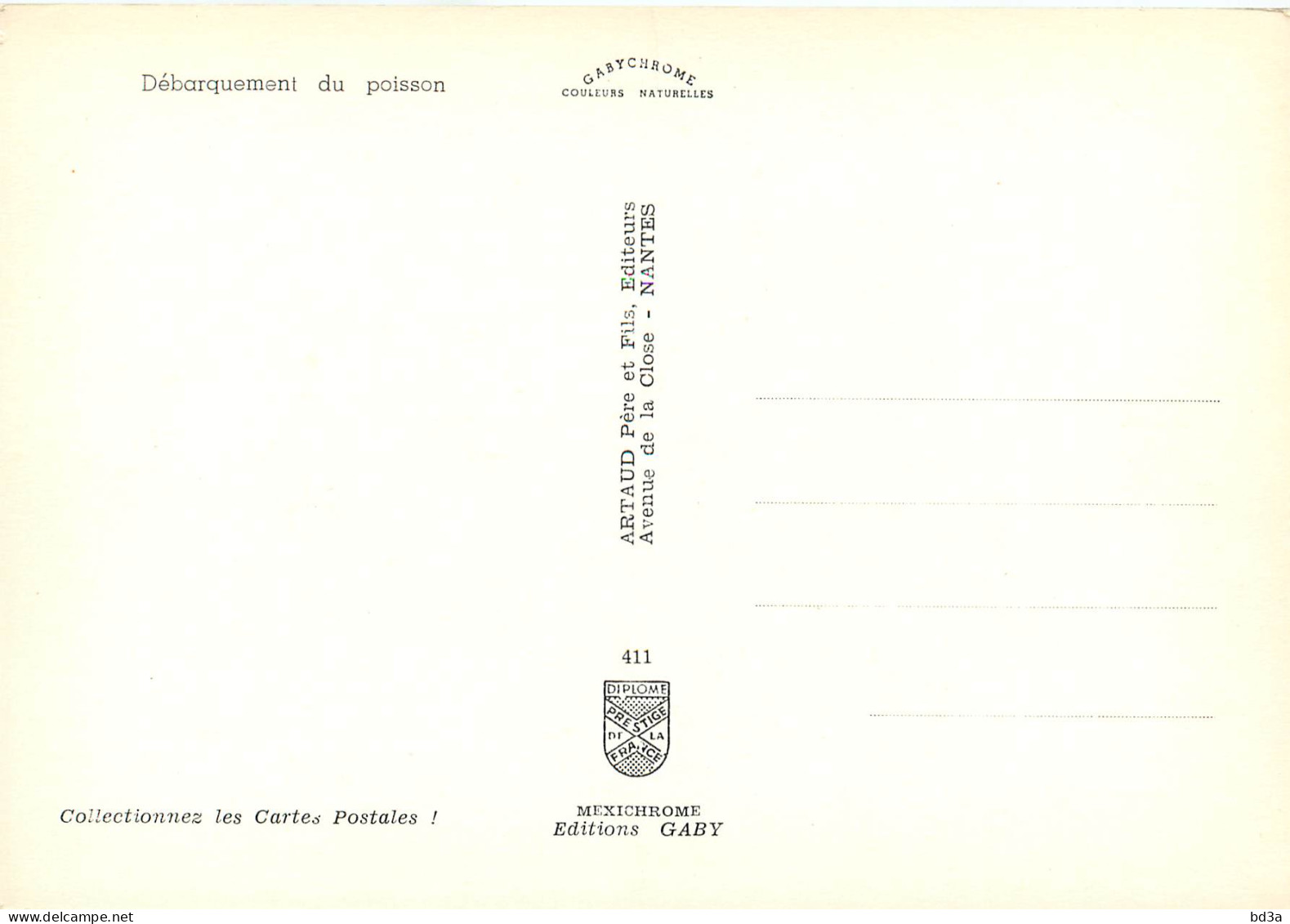 DEBARQUEMENT DU POISSON - Fischerei