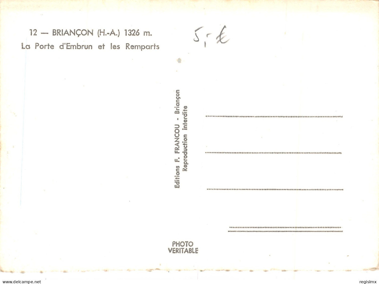 05-BRIANCON-N°381-C/0271 - Briancon