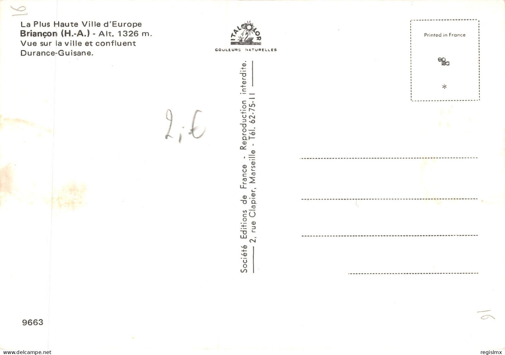 05-BRIANCON-N°381-C/0261 - Briancon