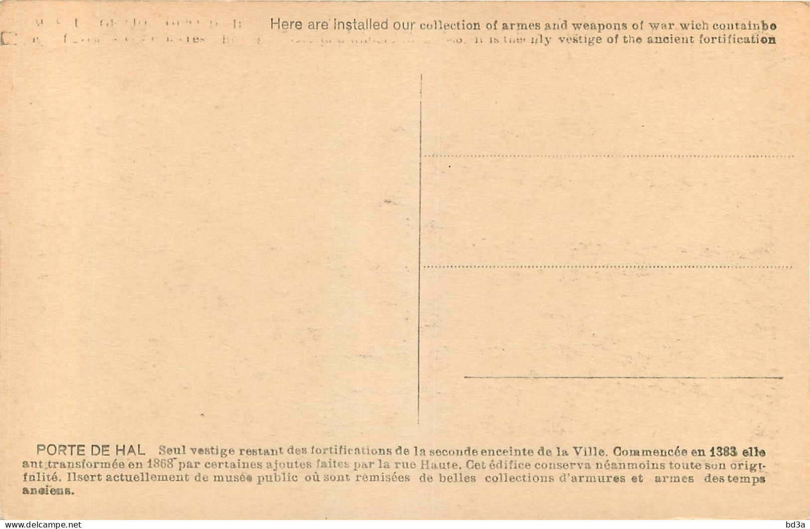 BRUXELLES  PORTE DE HAL - Monuments, édifices