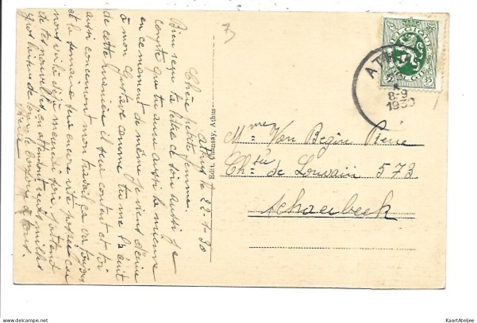 Athus - Rue Du Centre. - Aubange