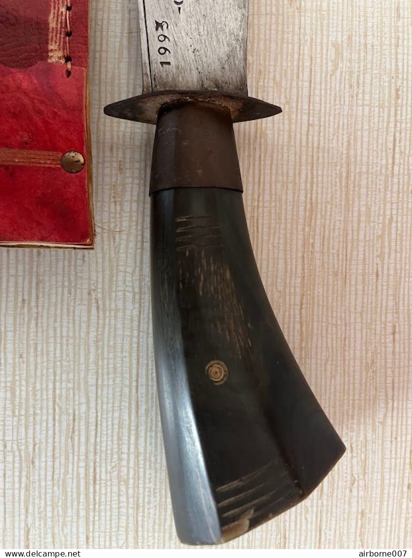 Poingard Couteau Type Kukri - Armas Blancas