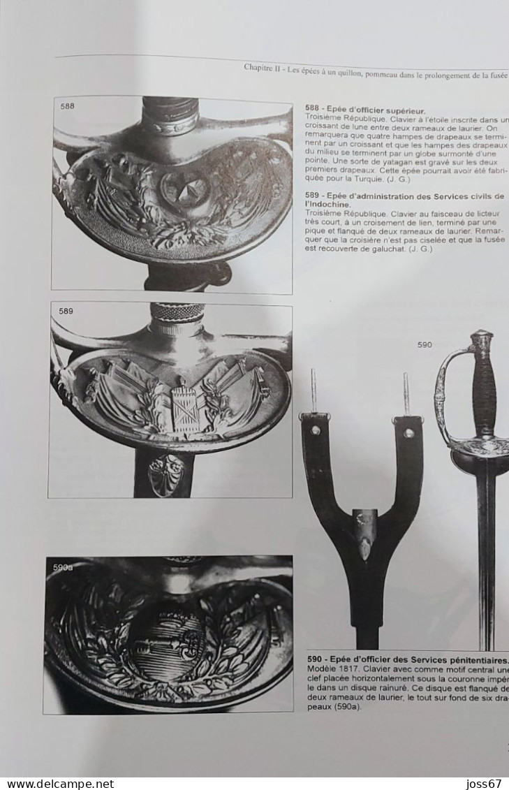 Livre Les épées  ,sabre, Baïonnette - Armas Blancas