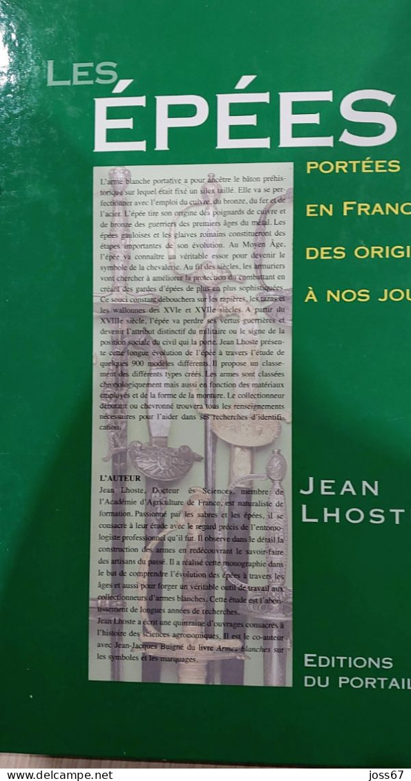 Livre Les épées  ,sabre, Baïonnette - Armas Blancas