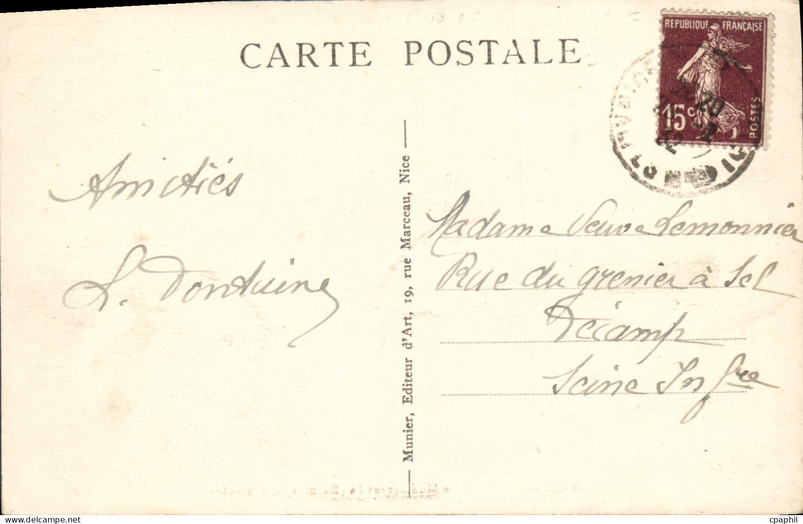 CPA Nice Palais De La Mediterranee - Monuments, édifices