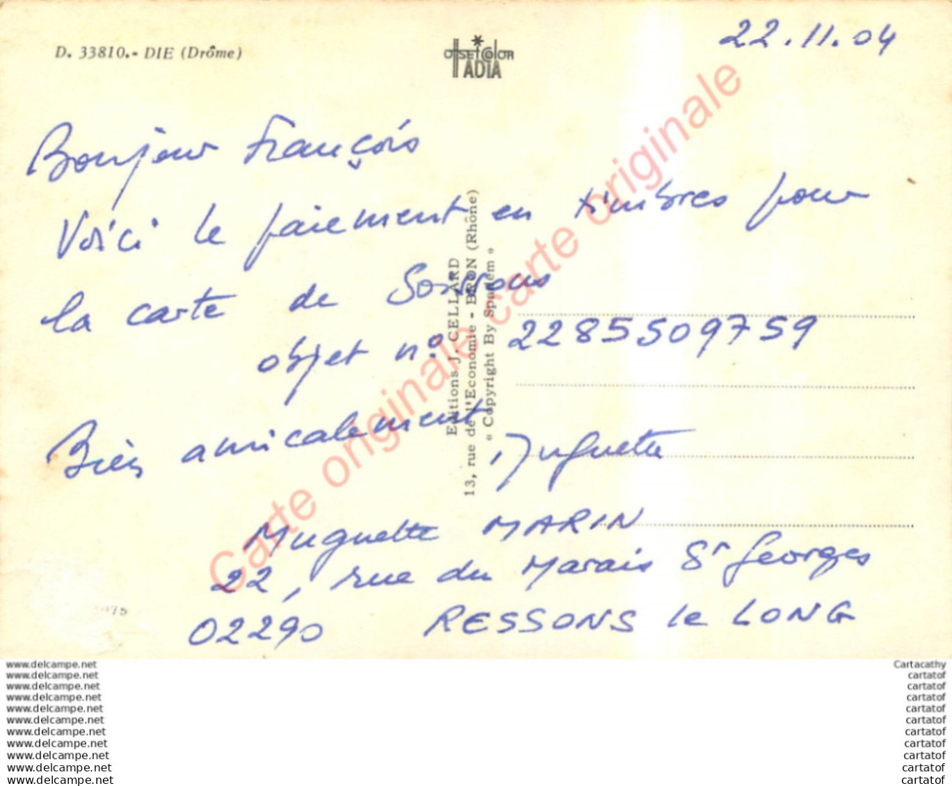 34.  DIE ... CP Multivues . - Die