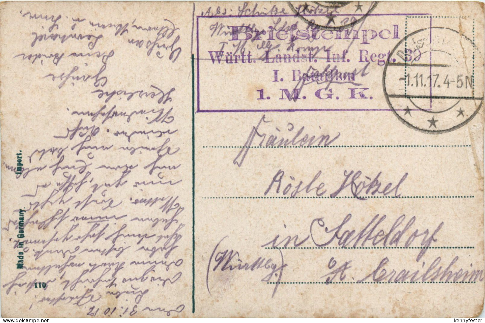 Bergmannslied - Feldpost - Bergbau