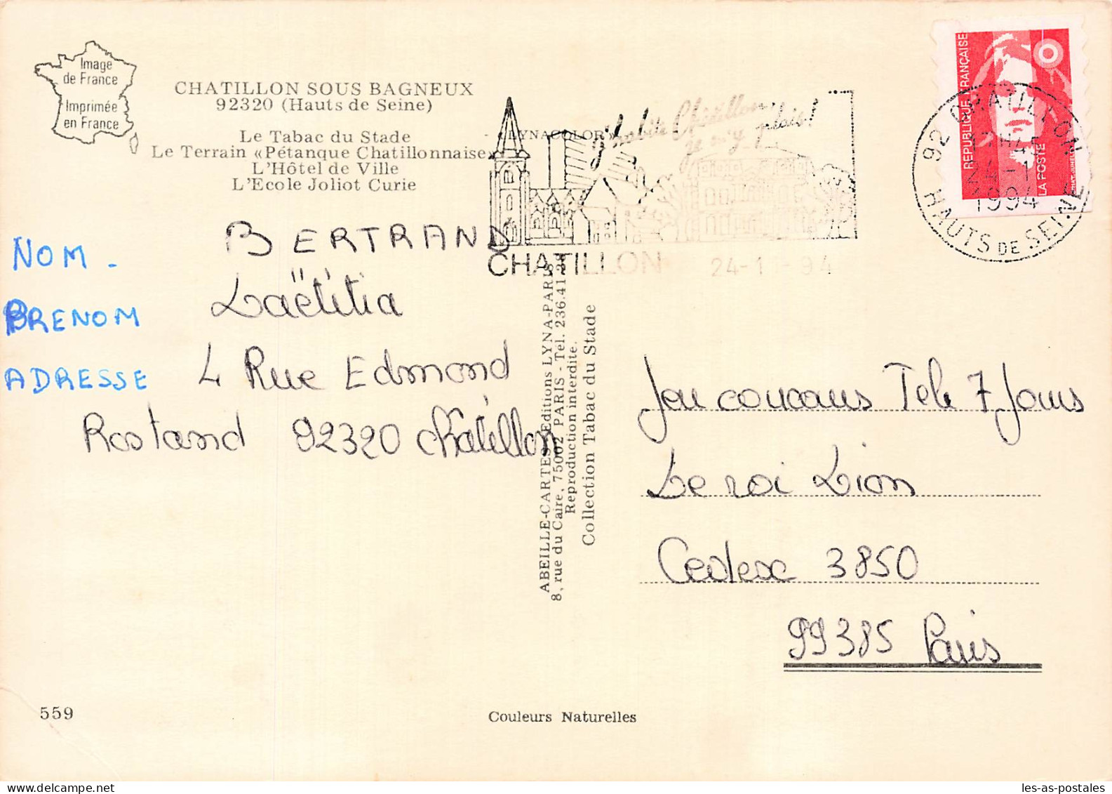 92 CHATILLON SOUS BAGNEUX - Châtillon