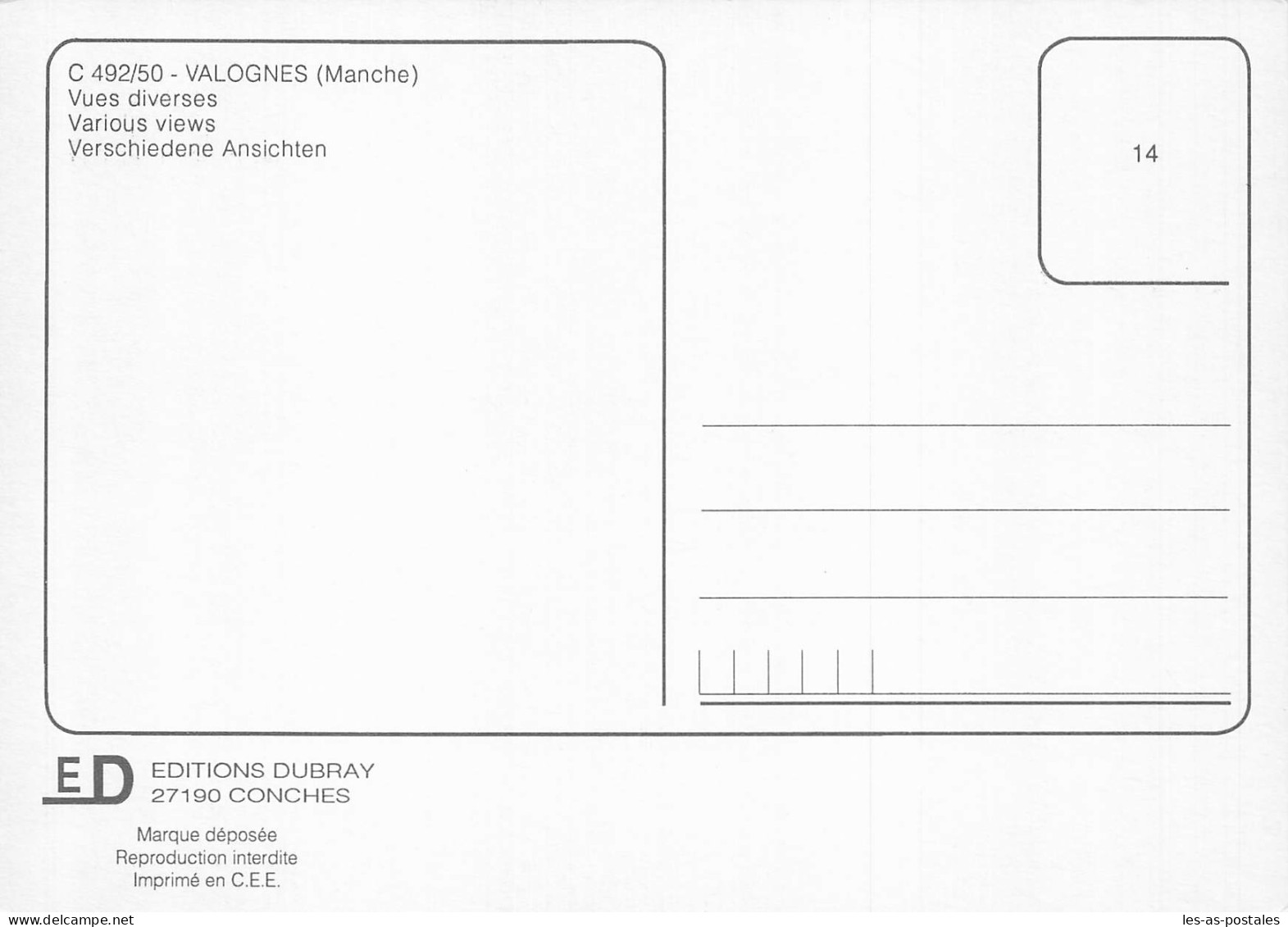 50 VALOGNES - Valognes