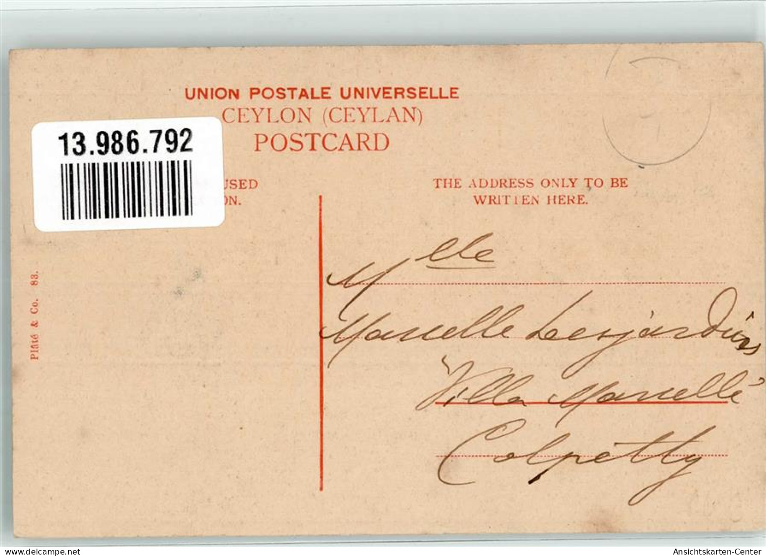 13986792 - Colombo - Sri Lanka (Ceylon)