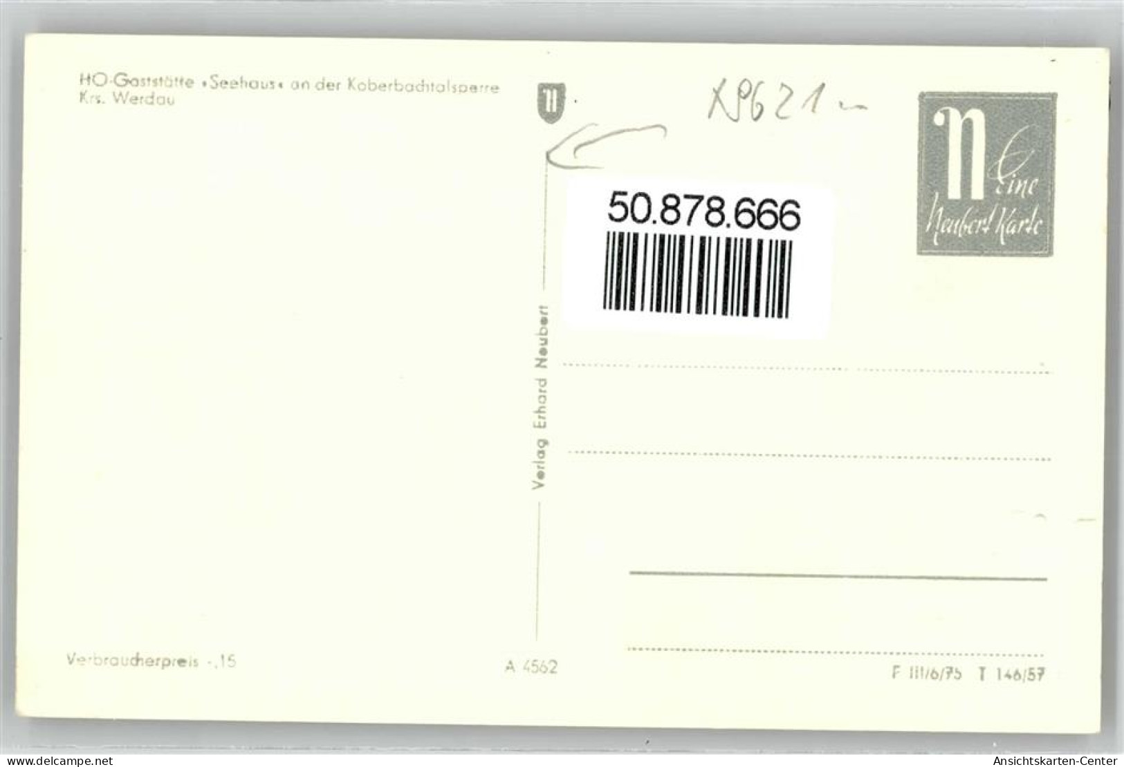 50878666 - Werdau , Sachs - Werdau