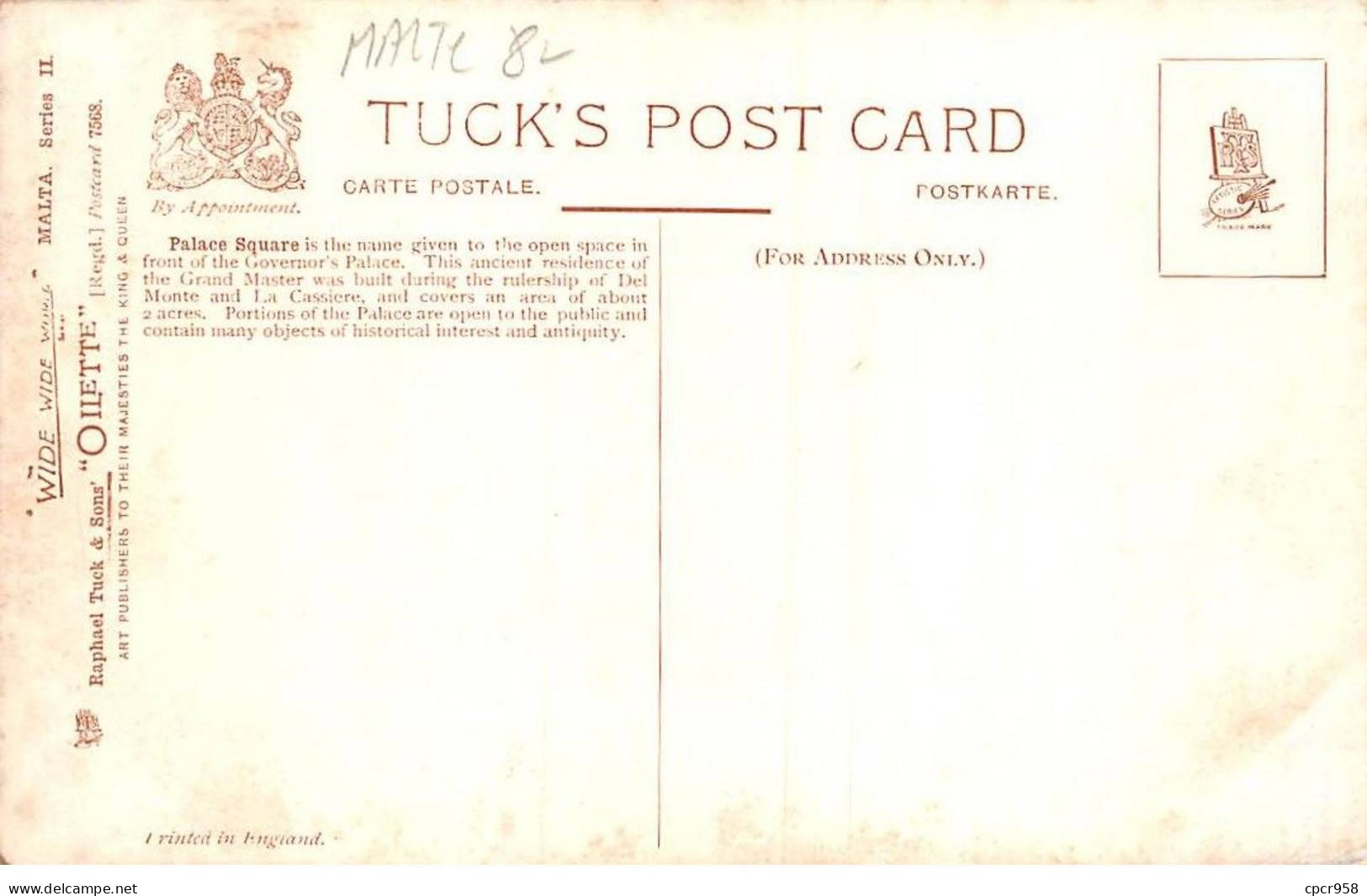 Malte - N°89391 - Palace Square - Malta