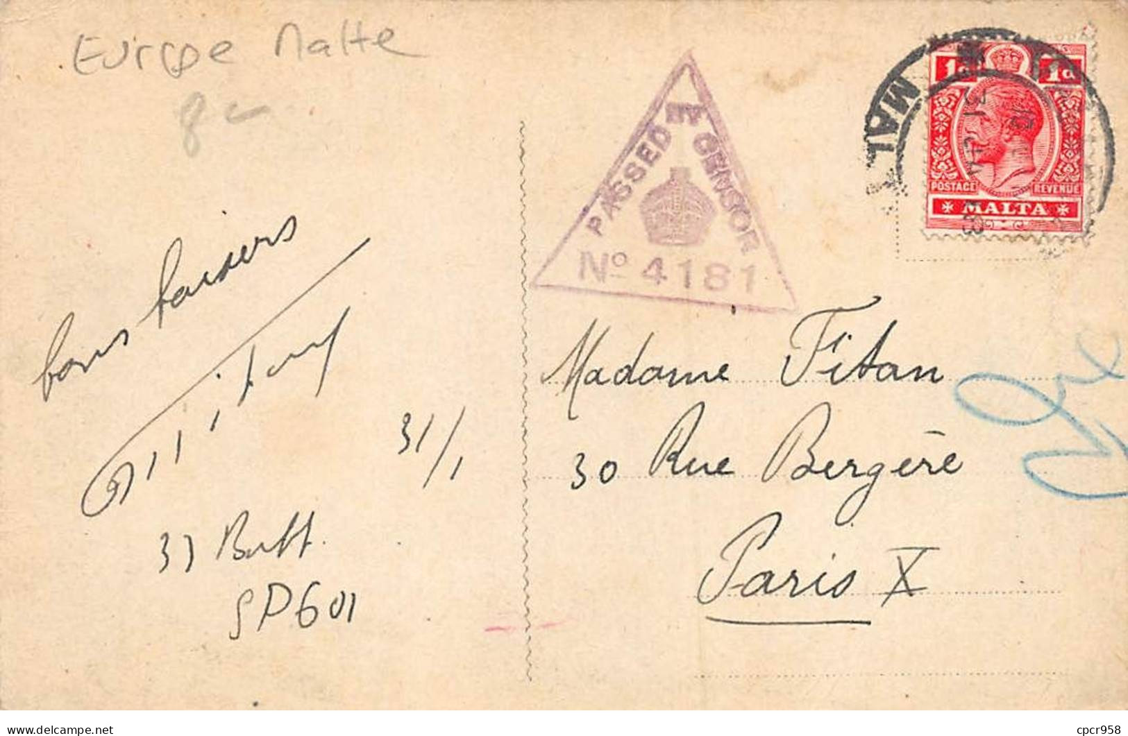 MALTE - SAN45710 - Grand Harbour - Malta