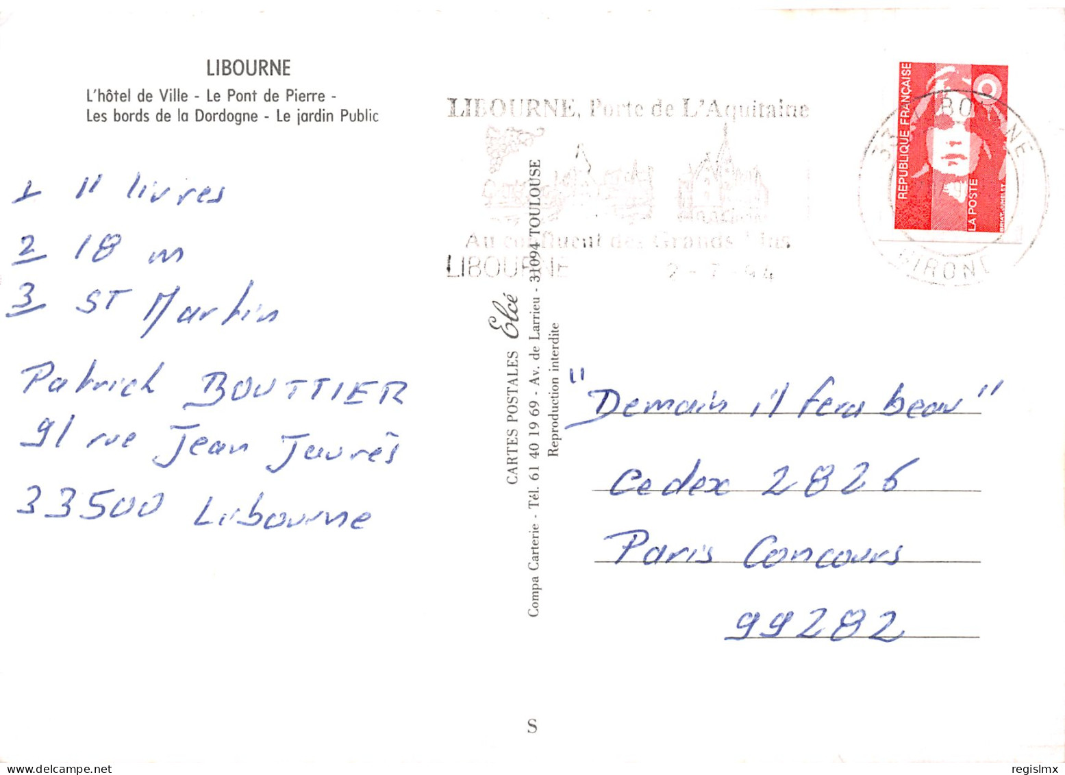 33-LIBOURNE-N°2876-D/0375 - Libourne