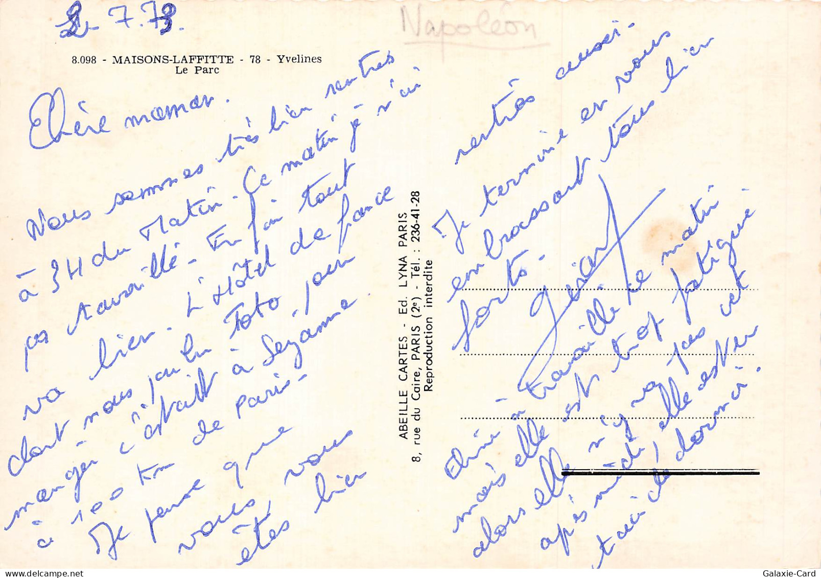 78 MAISONS LAFFITTE LE PARC - Maisons-Laffitte