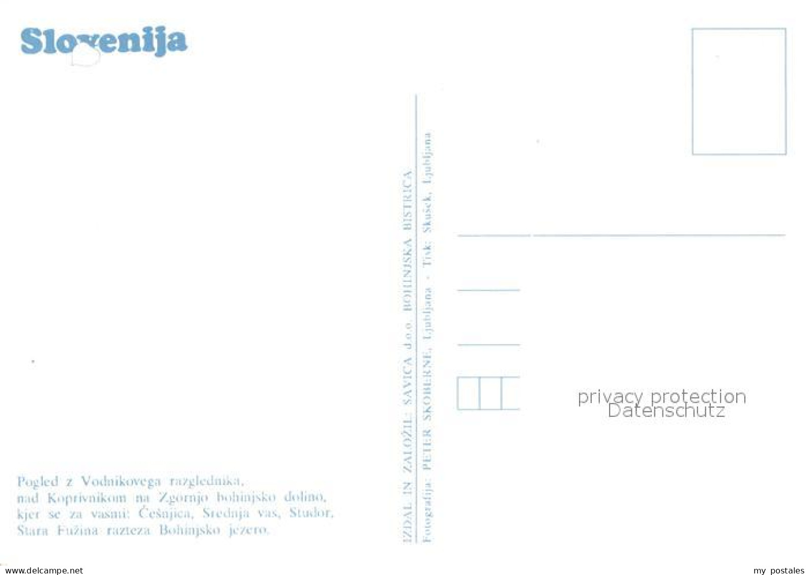 Bohinj Panorama - Slowenien